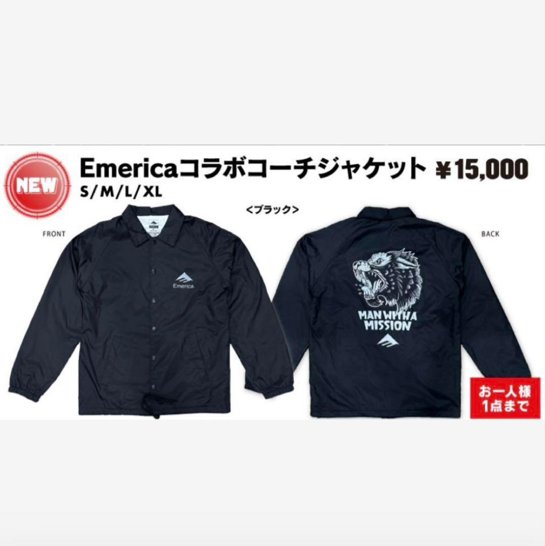 Emericaコラボコーチジャケット　S　MAN WITH A MISSION