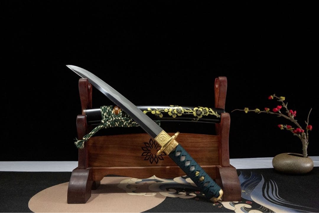 【希少】オソラク造り 短刀 模造刀 インテリア 仕上研げ 武具 舞踊刀