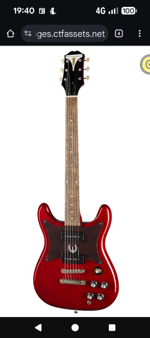 ギター Epiphone Wilshire P-90 Cherry