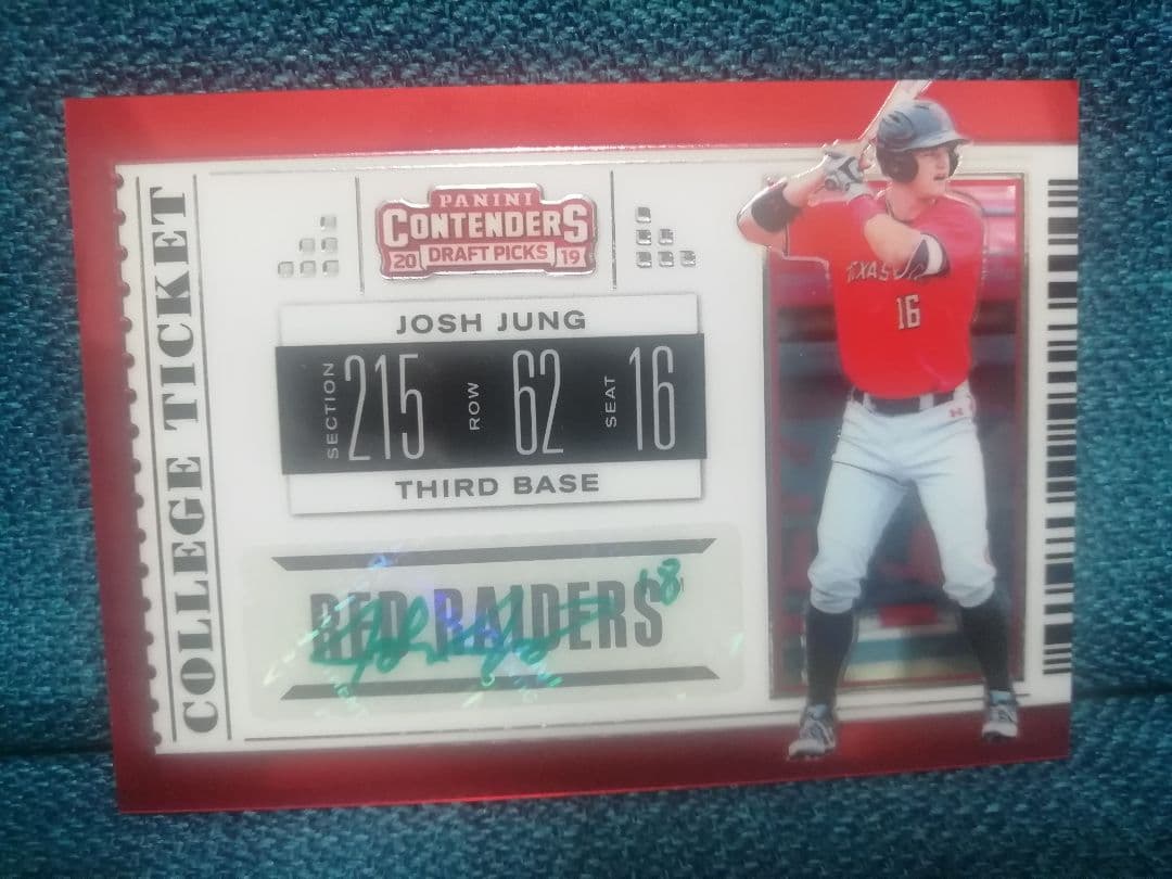 スポーツ選手 2019 ELITE EXTRA EDITION josh jung auto