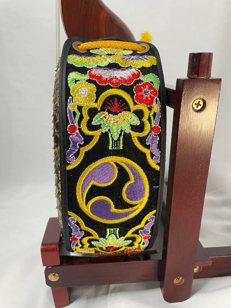 沖縄三線 宮古木工芸 本皮1枚張り 極上パドック棹