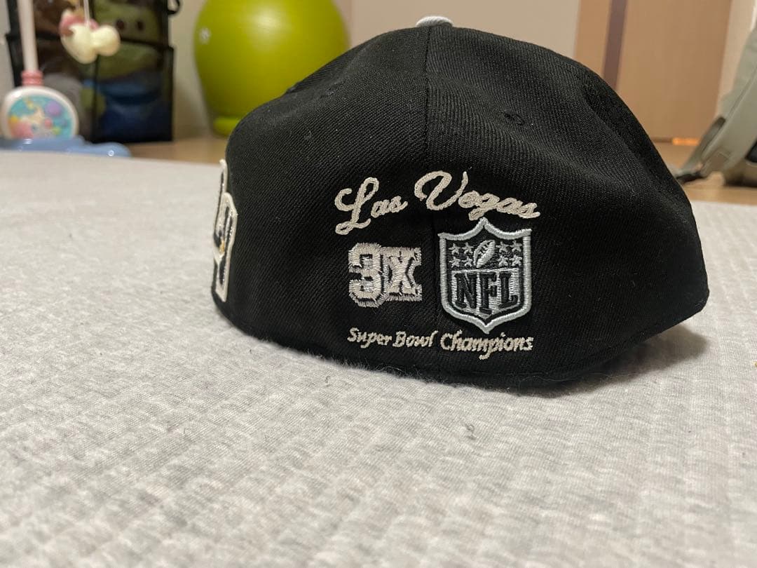 RAIDERS キャップ ブラック グレー LV