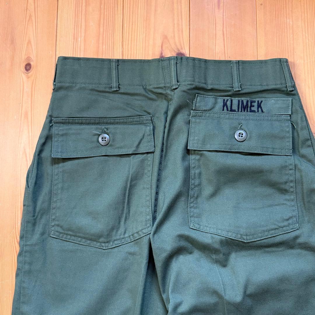 米軍実物 ユーティリティ トラウザース OG-507 32×31