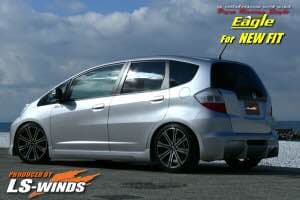 LS製GEフィット前期イーグルエアロ3点セット