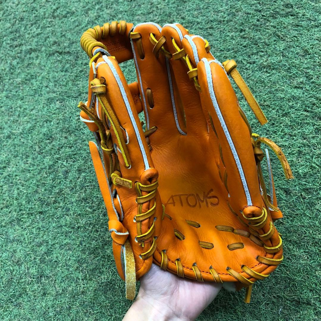限定AGL-501C アトムズ　メーカー型付け済グラブ オレンジ