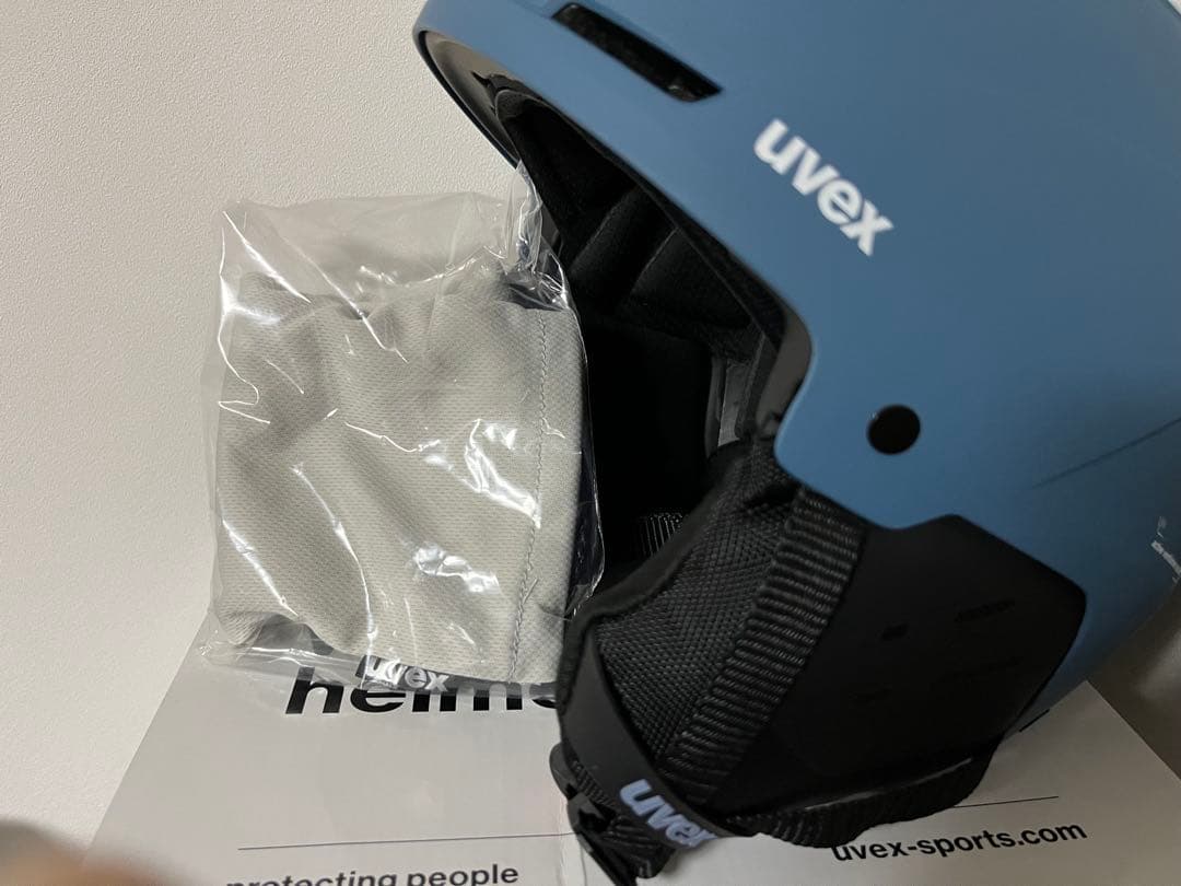 uvex ヘルメット 54-58cm stone blue matt