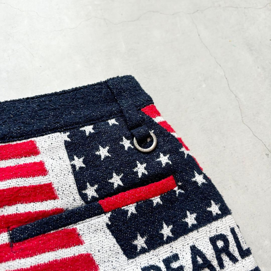 【美品】PEARLY GATES パーリーゲイツ 星条旗柄 スカート ペチコート