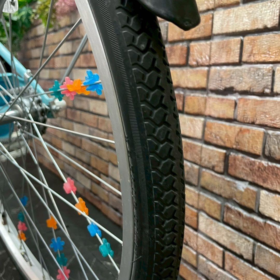 【104】子供用自転車 子供車 ブリヂストン ECOPAL 水色 24インチ