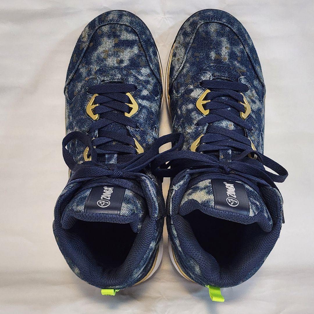 ZUMBA Energy Boom US10 デニム ダンスシューズ 27 ②