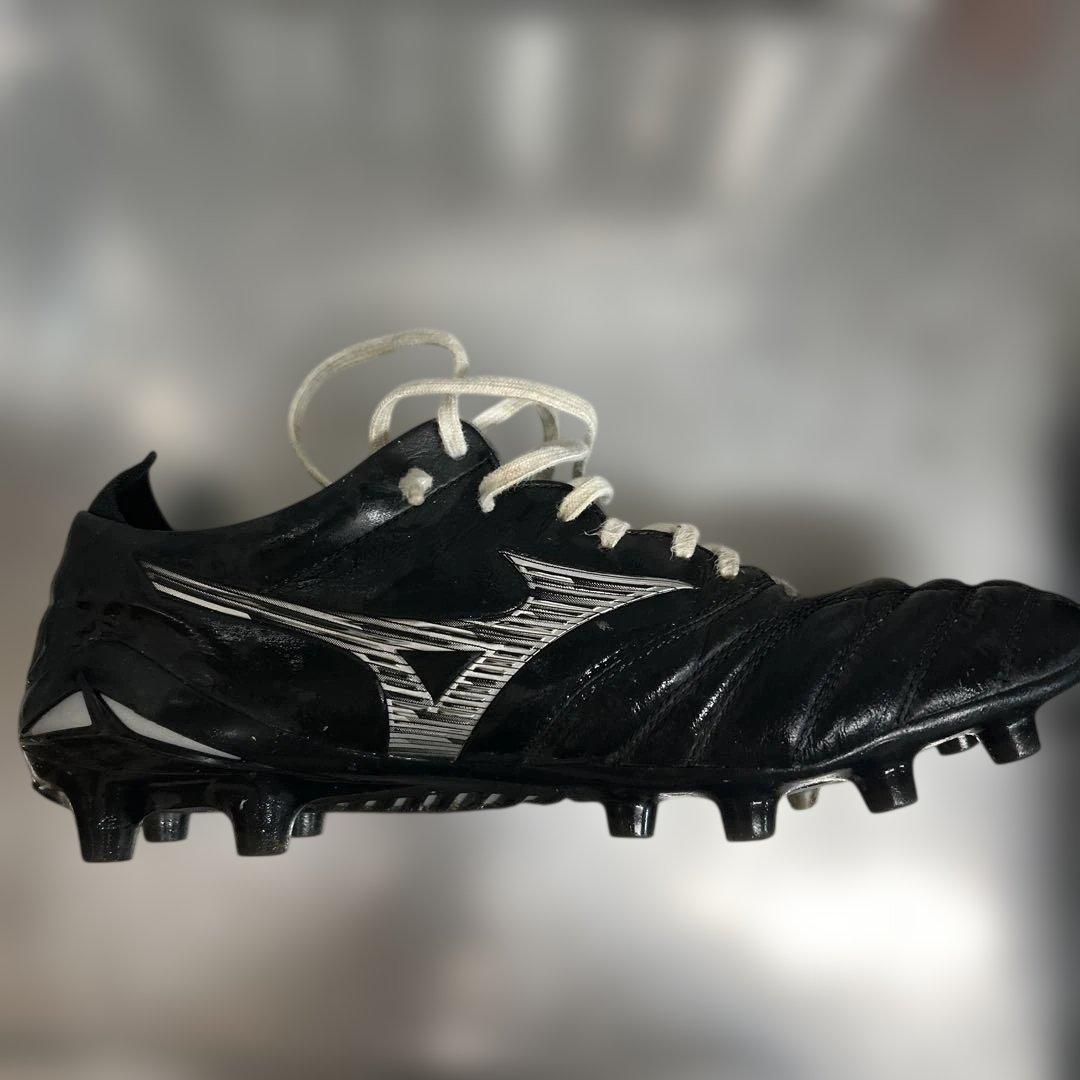 【26.5cm・日本製】ミズノ モレリア NEO 白紐変更｜スピード系・即戦力