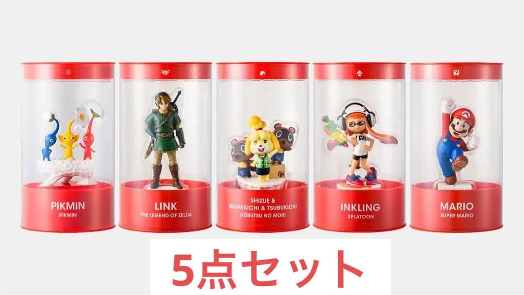 ニンテンドー　スタチュー　フィギュア　5点セット