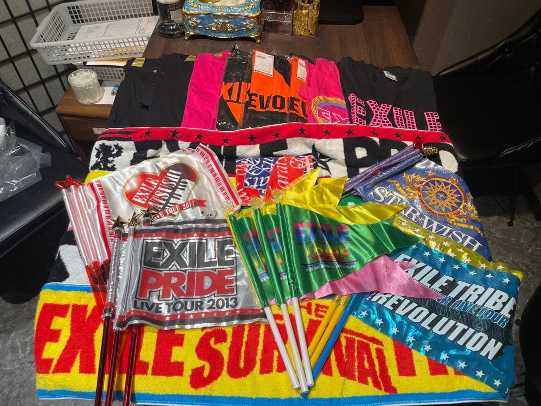 EXILE　ツアーグッズ　ファンクラブ特典　Tシャツタオルハタ