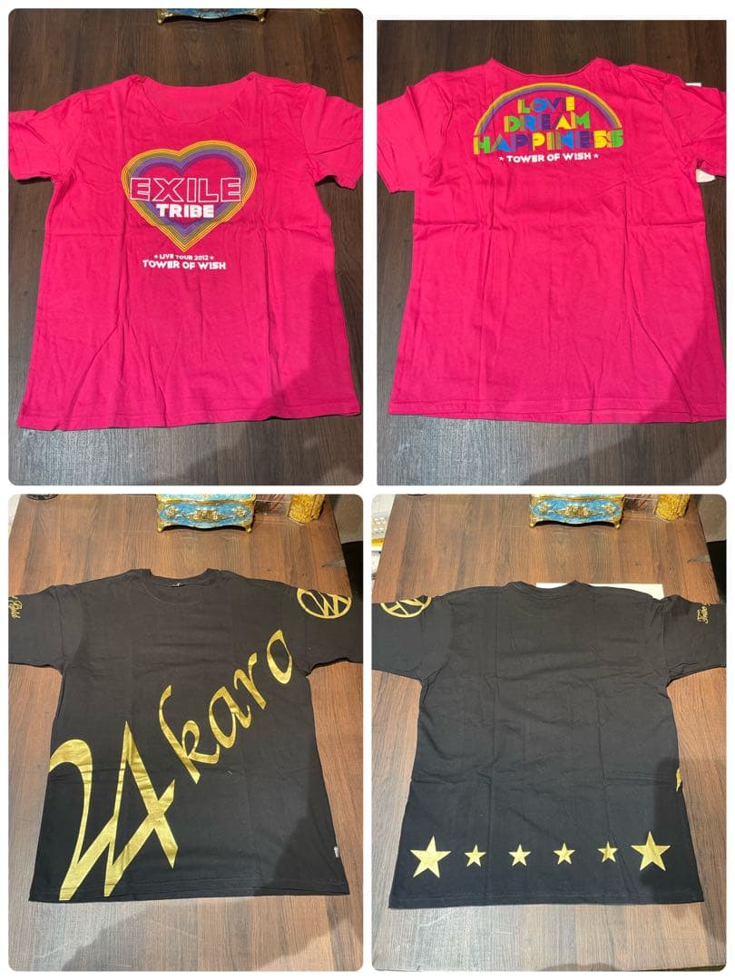 EXILE　ツアーグッズ　ファンクラブ特典　Tシャツタオルハタ