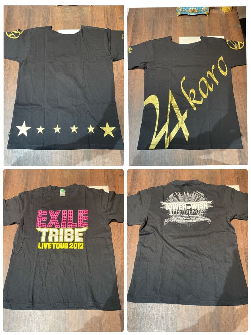 EXILE　ツアーグッズ　ファンクラブ特典　Tシャツタオルハタ