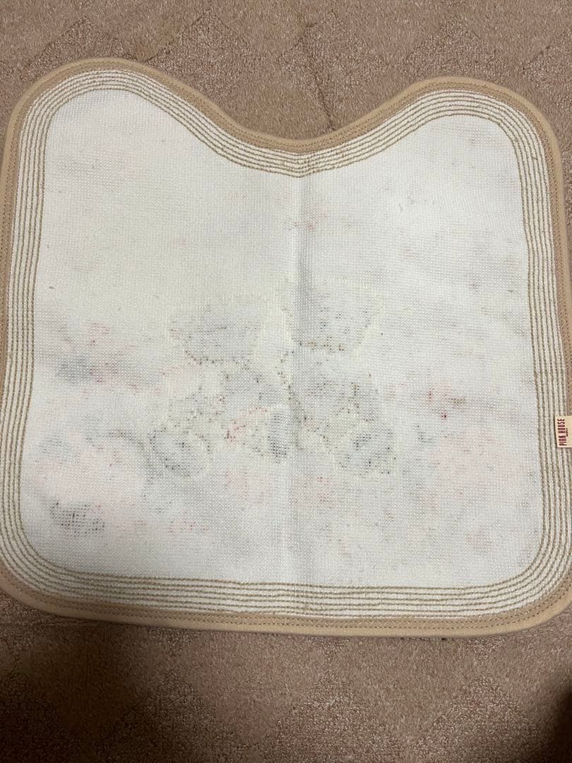 ピンクハウス 赤い実とクマ トイレマット フタカバー セット 新品未使用 激レア