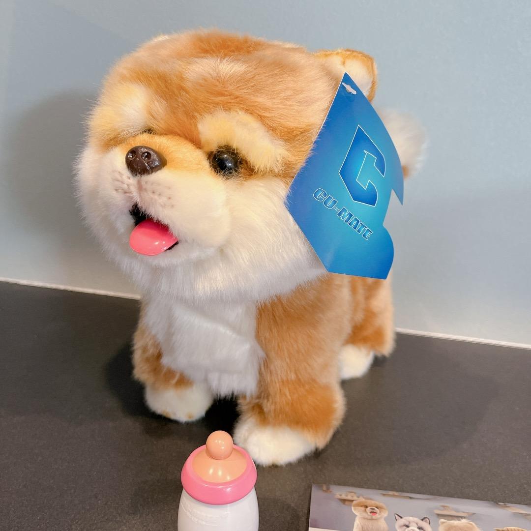 ✦電子ウォーキング 秋田犬 ぬいぐるみ 歩くおもちゃ 吠える 電池 鳴く