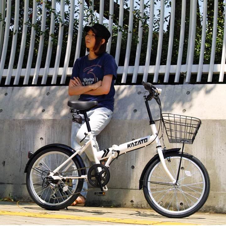 折りたたみ自転車 自転車 20インチ KAZATO(カザト) FKZ-206