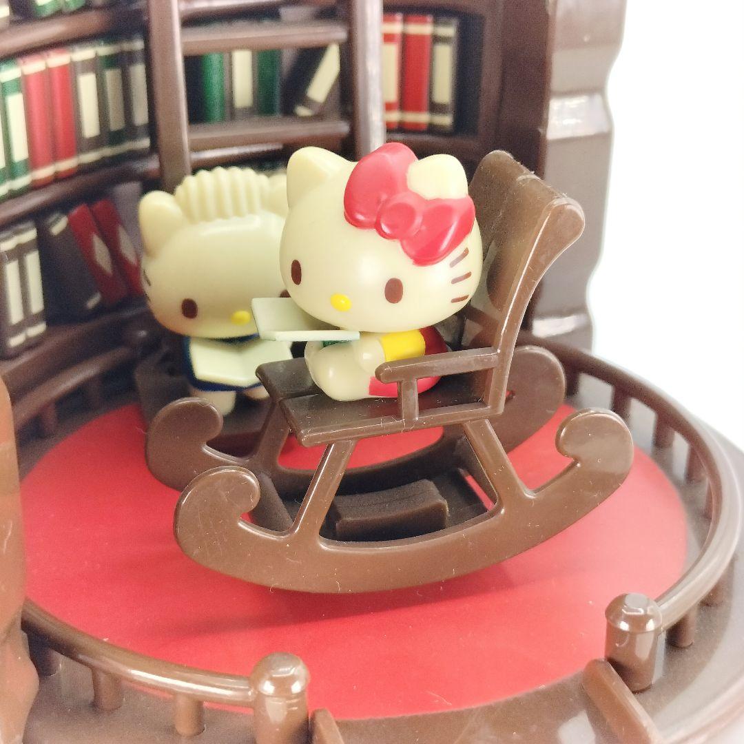 ハローキティ アクション レトロラブ 本棚 古時計 書庫 現状品