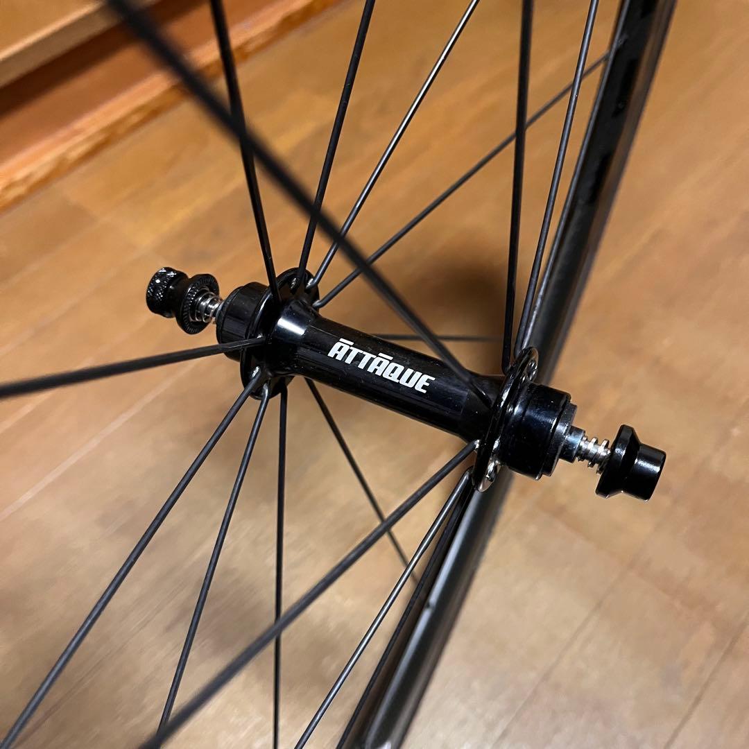 Gusto Attaque 45mm カーボンホイール チューブラー