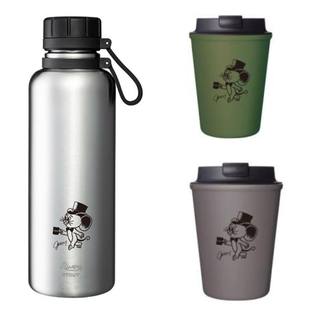 Sジェリーマルケス水筒シルバーとウォールマグ2個セットオリーブグレー