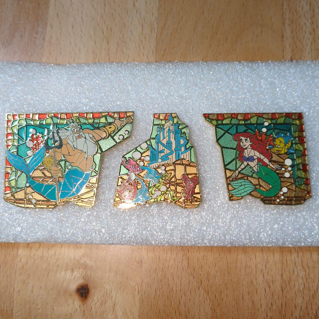 ディズニークルーズライン　リトルマーメイド　ピンバッジ　セット