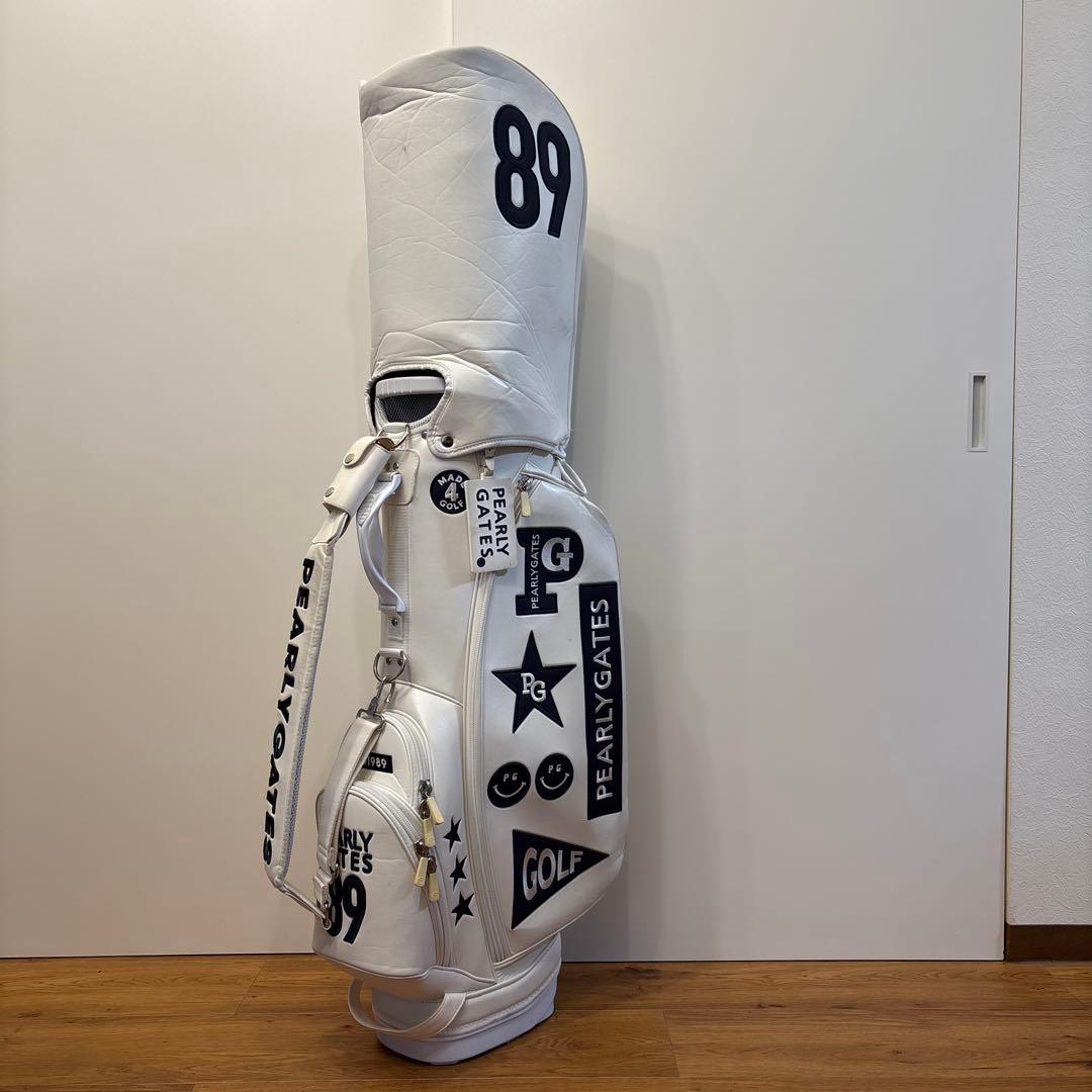 PEARLY GATES キャディバッグ 89 ホワイト