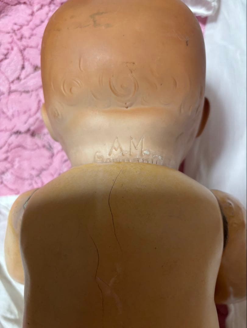 アーモンドマルセル　ベビー　アンティーク　ビスクドール　アンティークドール