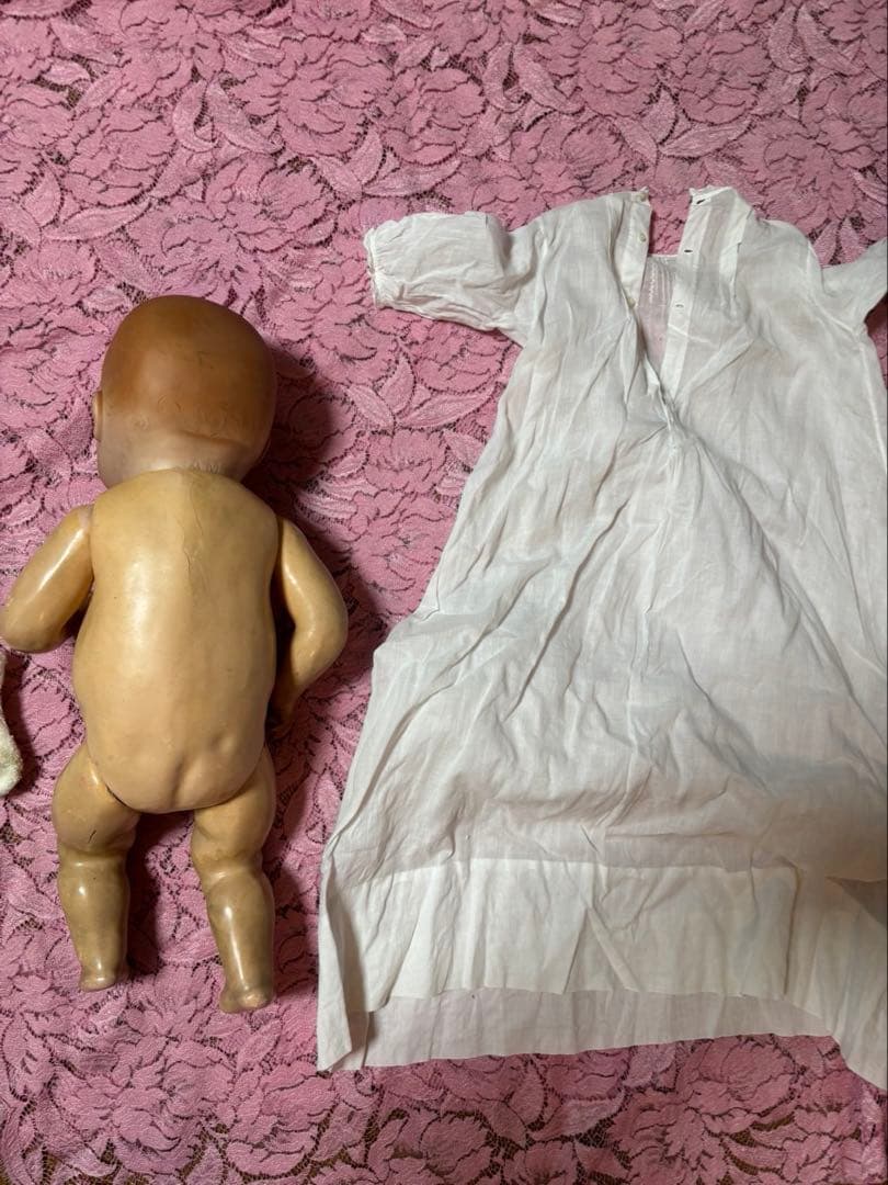 アーモンドマルセル　ベビー　アンティーク　ビスクドール　アンティークドール