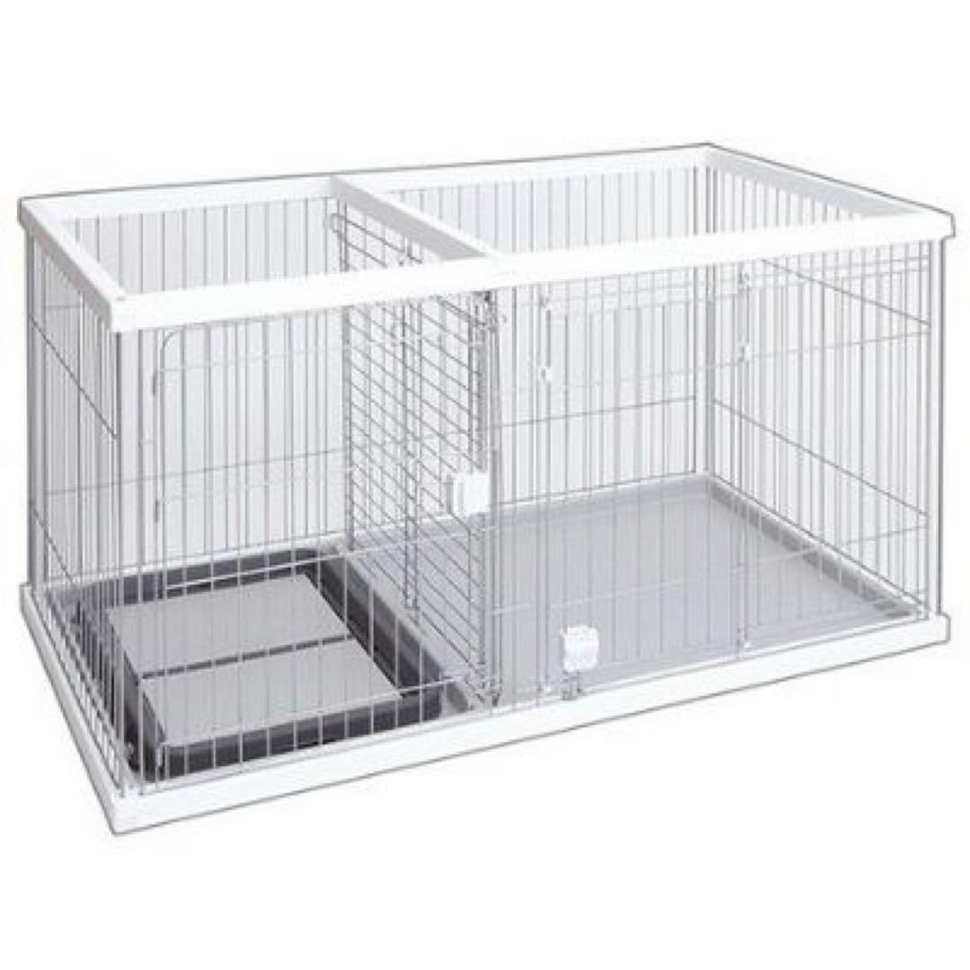 ペティオ トイレのしつけが出来る ドッグルームサークル レギュラー＋屋根セット