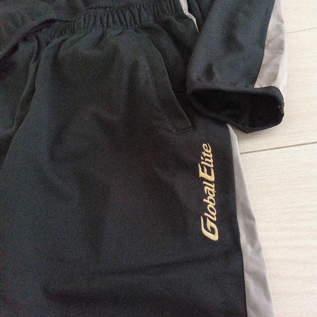 ミズノ Global Elite フルジップ ウェア ブラック 上下セット