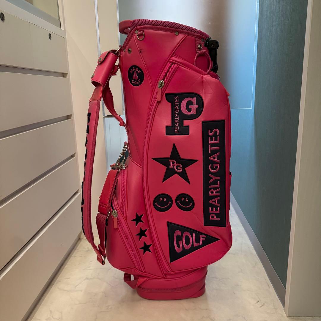 PEARLY GATES キャディバッグ ピンク
