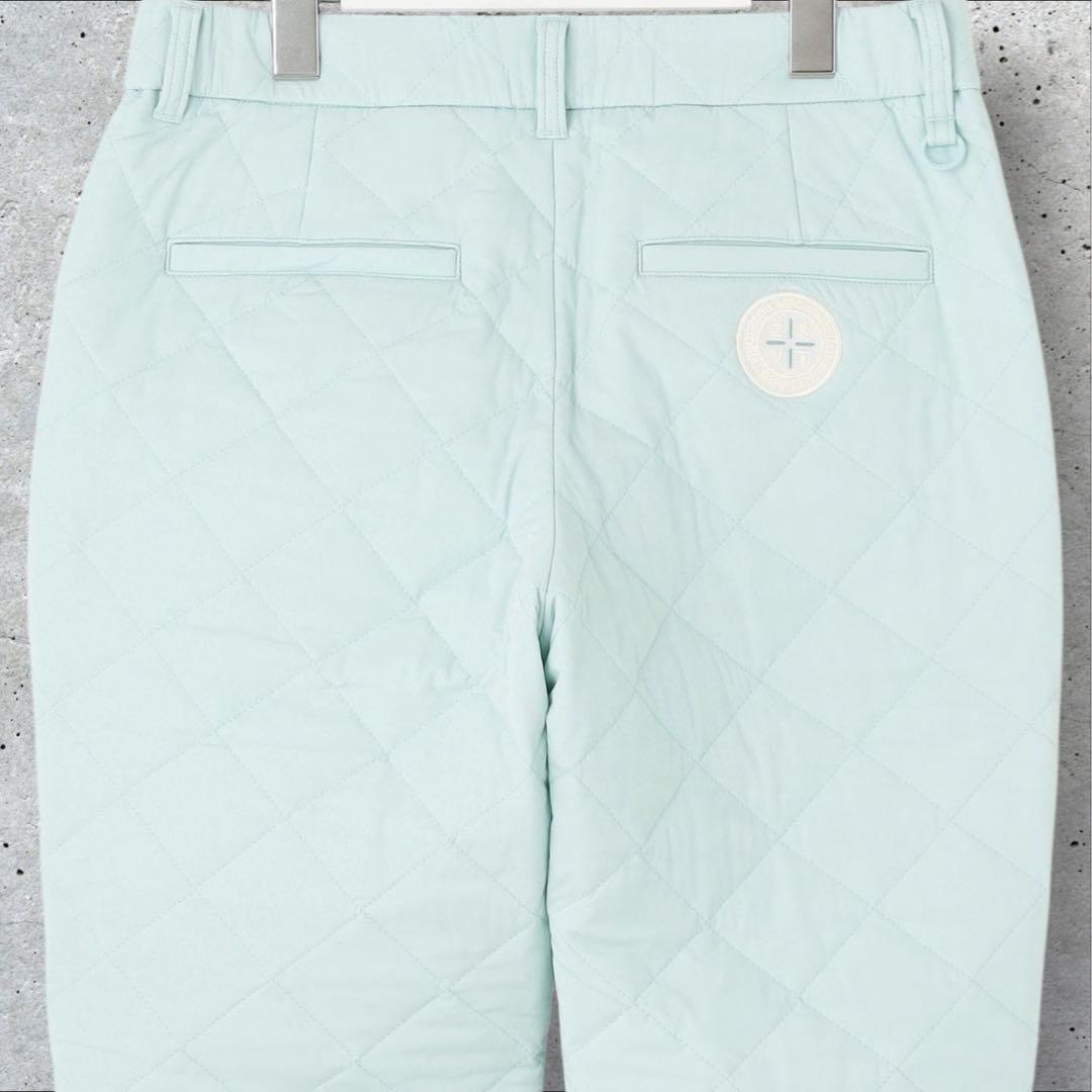 【新品未使用】23区ゴルフ L 高級ダイヤキルト 中綿ベーシックテーパードパンツ