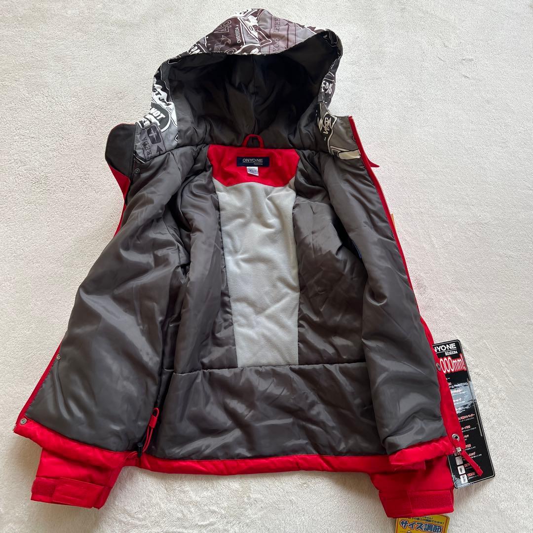 ONYONE オンヨネ 150 スキーウェア上下 セットアップ デサント 赤 黒
