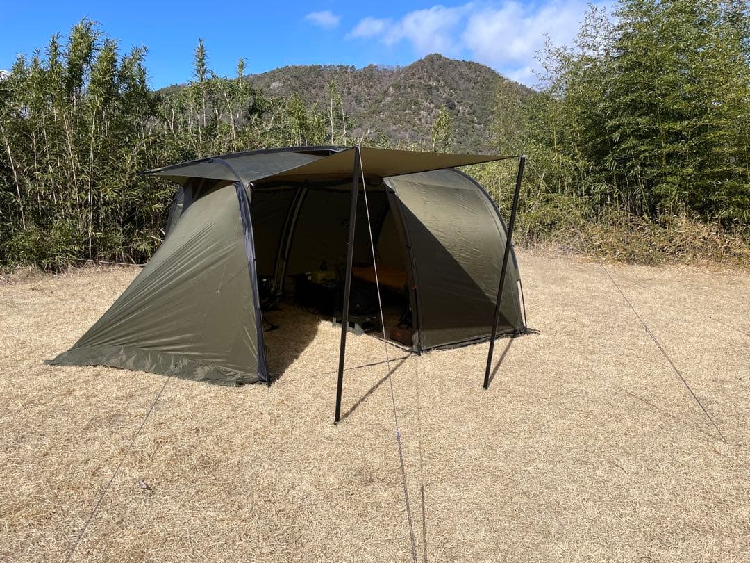 ミニマルワークス　VハウスM オリーブ　インナーテント/グランドシート3点セット