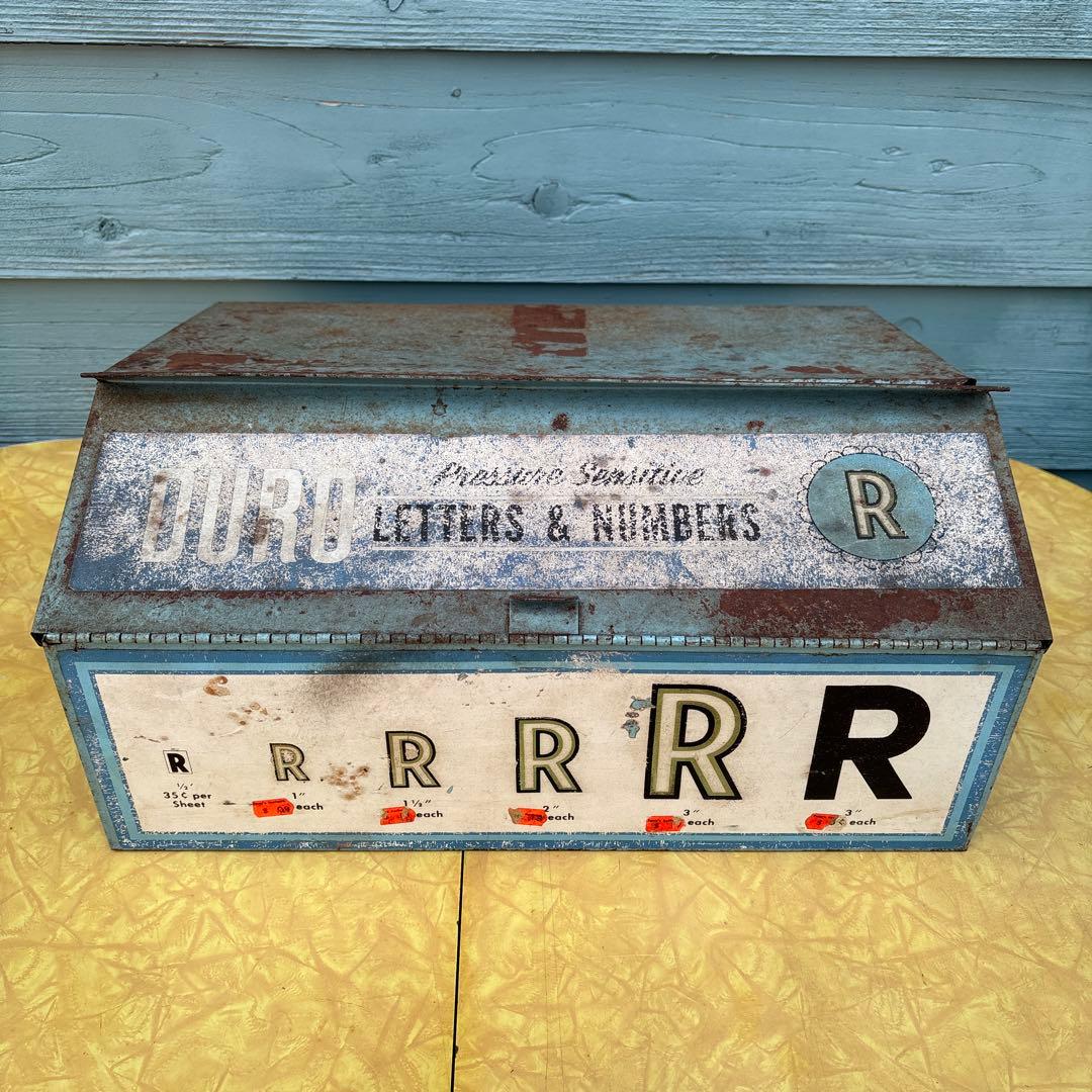 USA VINTAGE DURO DAN DECALS display店舗什器