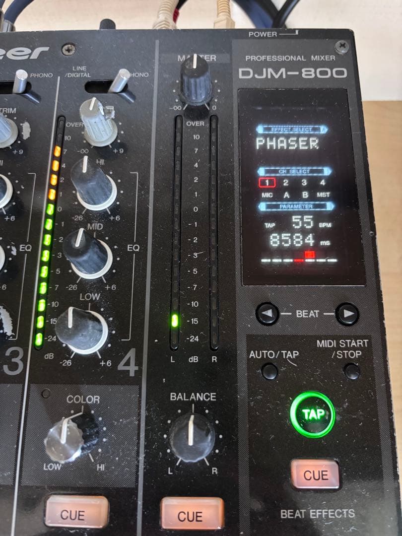 Pioneer DJM-800 DJミキサー 本体　パイオニア