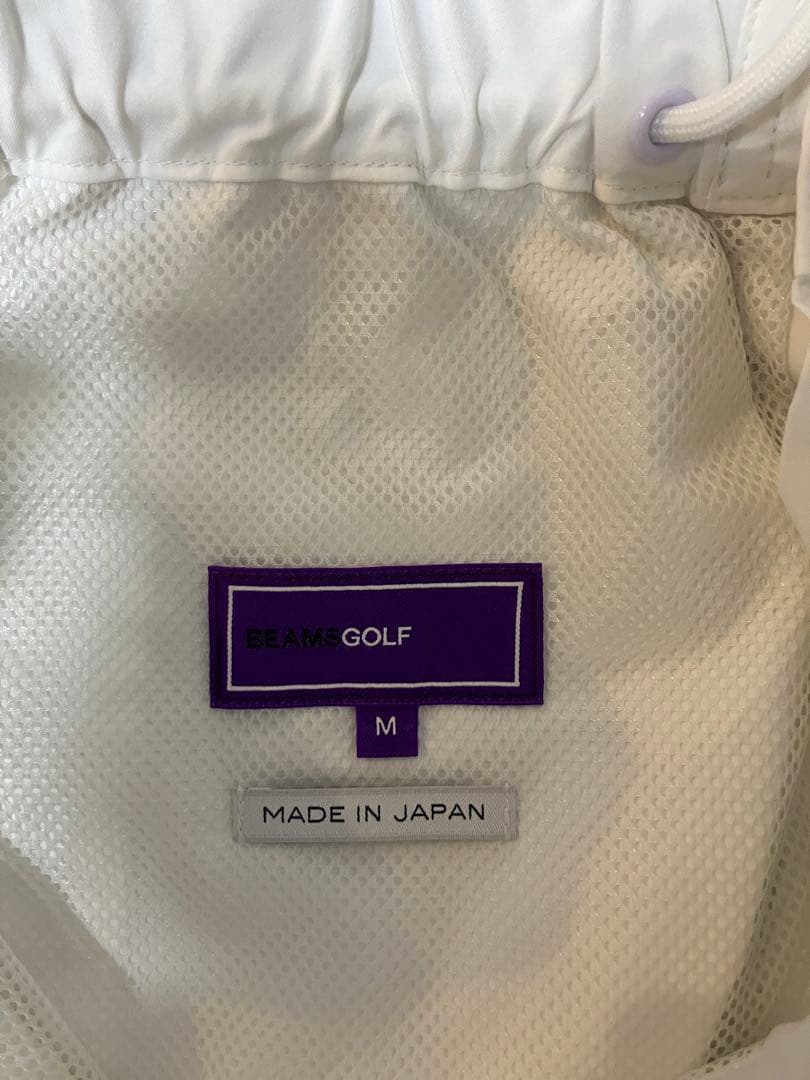 BEAMS GOLF レインウェア セットアップ 上下セット 白 M 美品