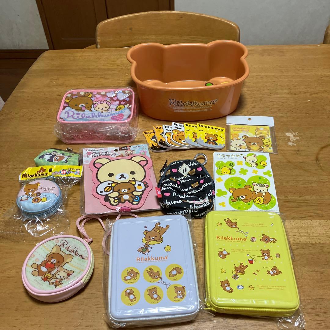 リラックマ　ダイカットトレー他セット〜OSHBK