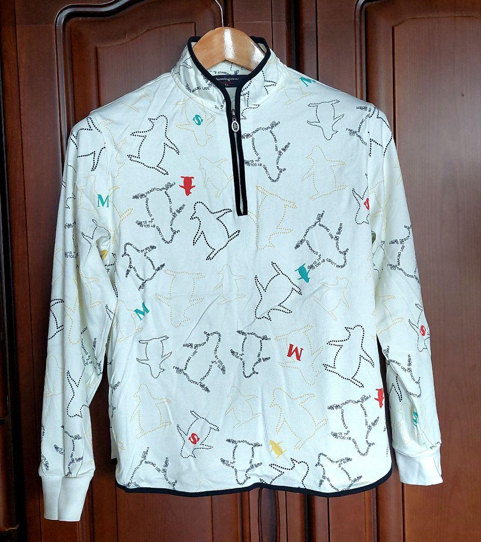 Mountainspring ペンギン柄 ハーフジップジャケット　美品　長袖