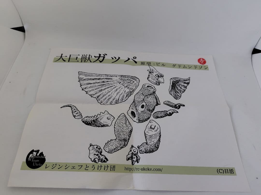 大巨獣ガッパ レジンシェフとうけけ団 レジンキット 原型ビル グドムンドソン