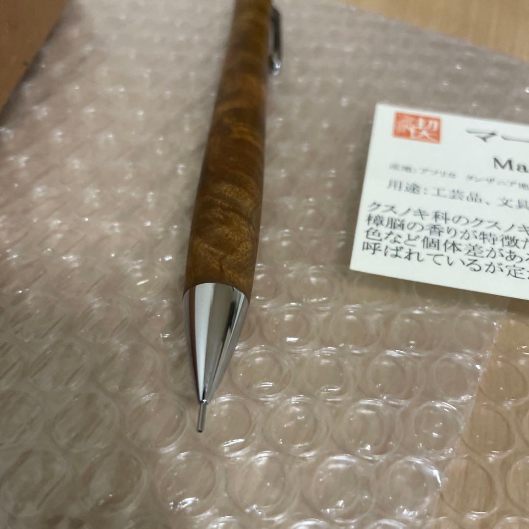 工房 楔　シャープペンシル　0.5mm マーブルウッド