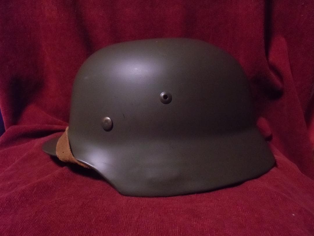 T*m様 ⊞ドイツ軍＊Ｍ３５スチールヘルメット＊約５９ｃｍ（ＣＯＰＹ/複製品）