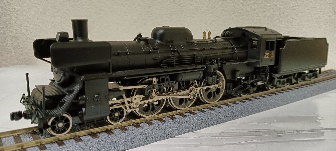 HOゲージ 天賞堂アダチＣ57門デフ蒸気機関車 、メンテナンス済