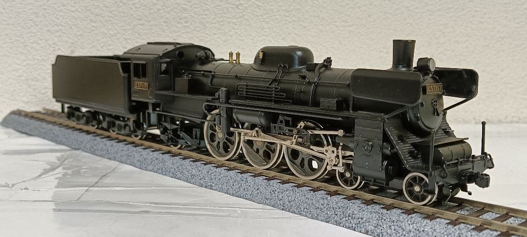 HOゲージ 天賞堂アダチＣ57門デフ蒸気機関車 、メンテナンス済