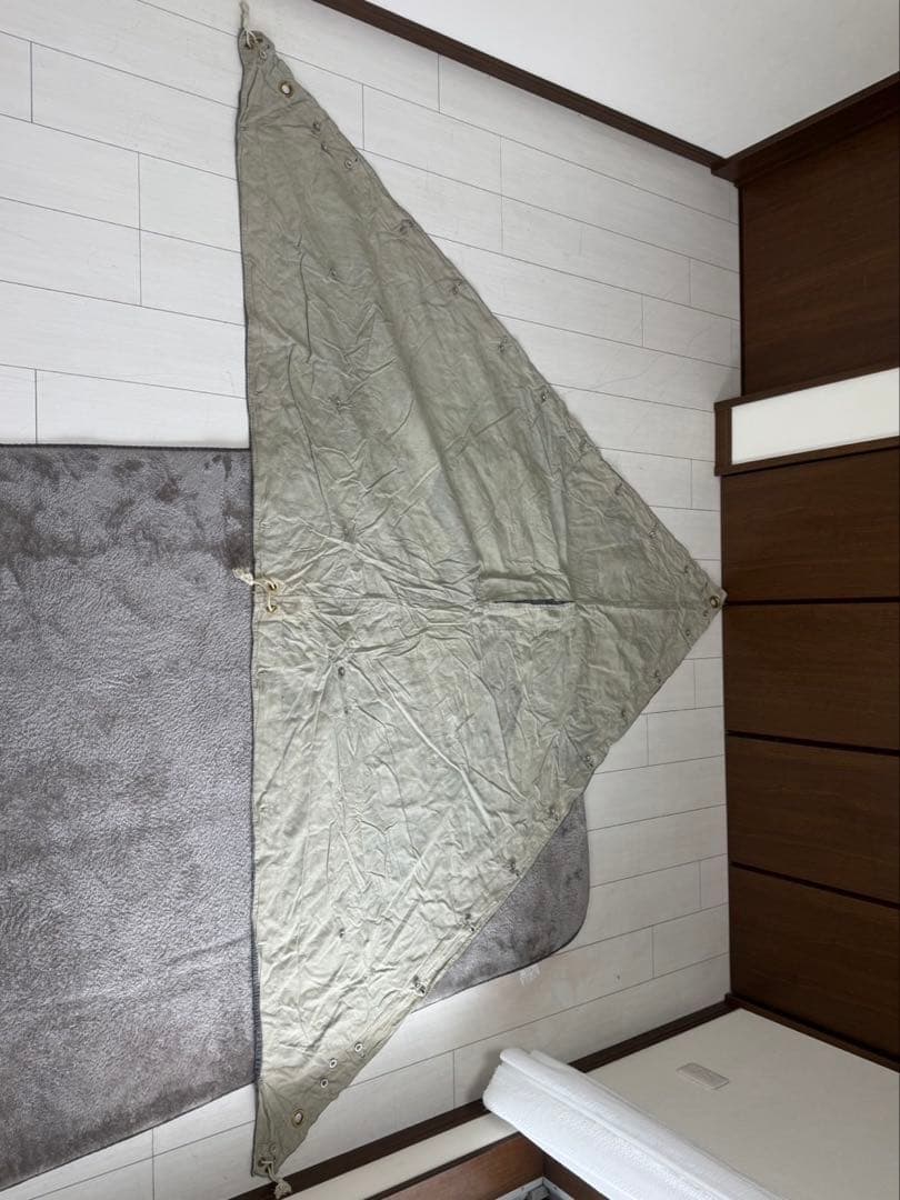 スウェーデン軍テントシート 4枚