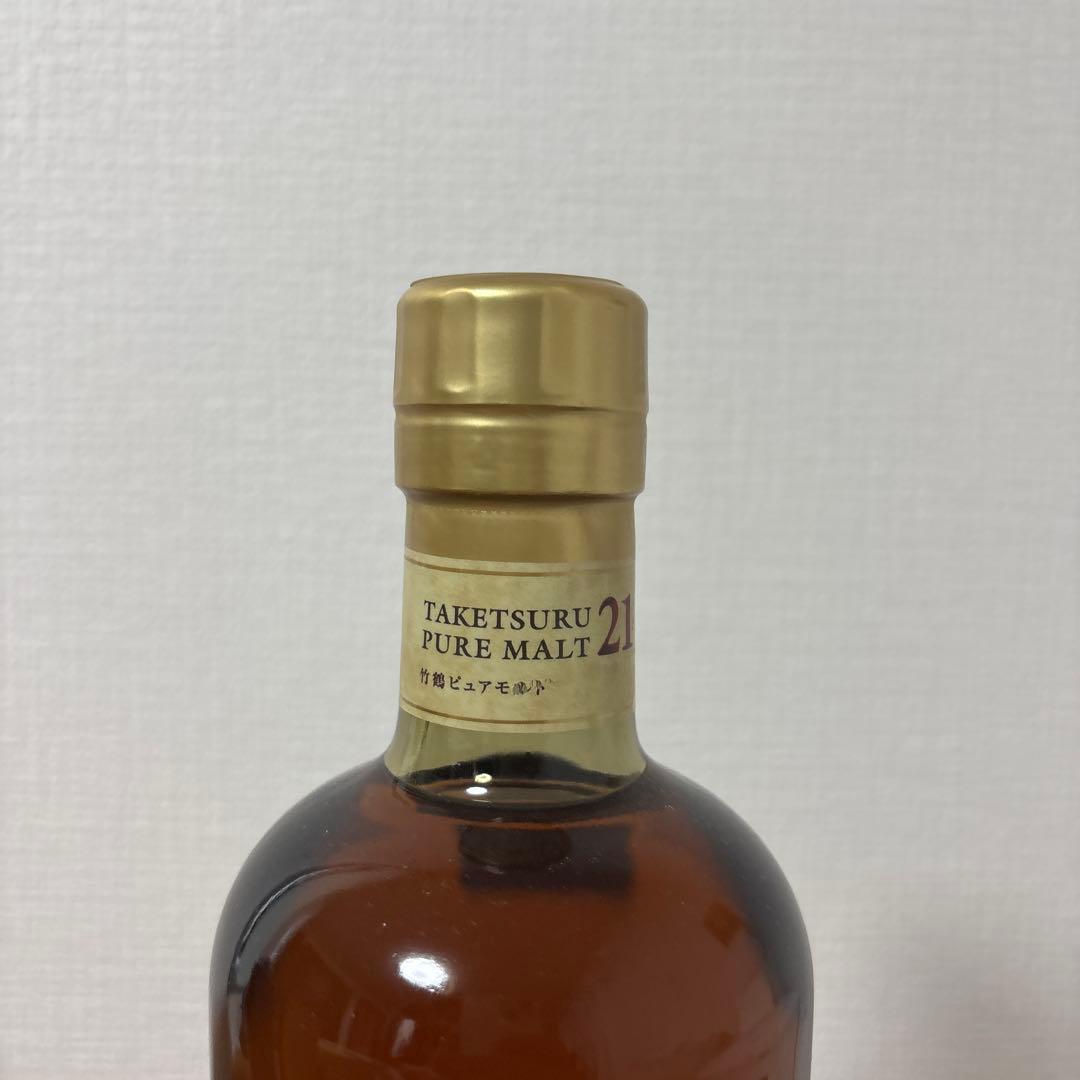 ニッカウイスキー　竹鶴21年　ピュアモルト　未開封