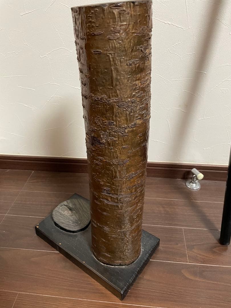 日本刀　模造刀　天然桜の太刀台