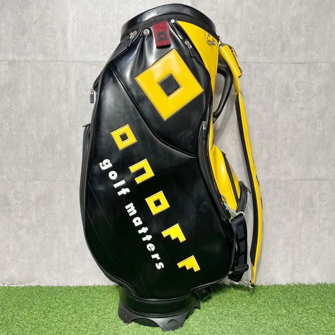 ONOFF オノフ プロモデル キャディバッグ ゴルフバッグ イエロー ブラック