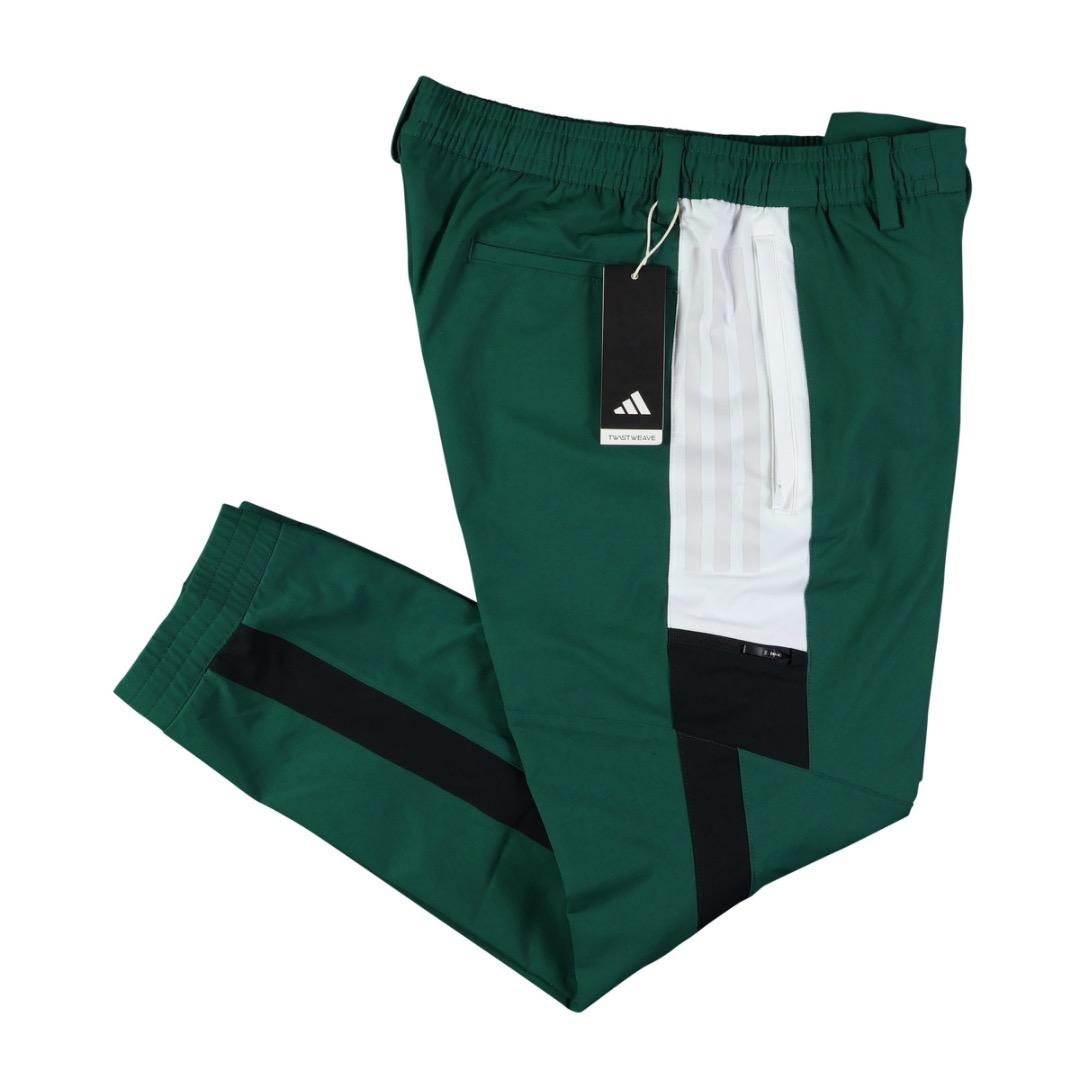 【82】秋冬 定価14,300円 アディダス ゴルフ ジョガーパンツ 緑