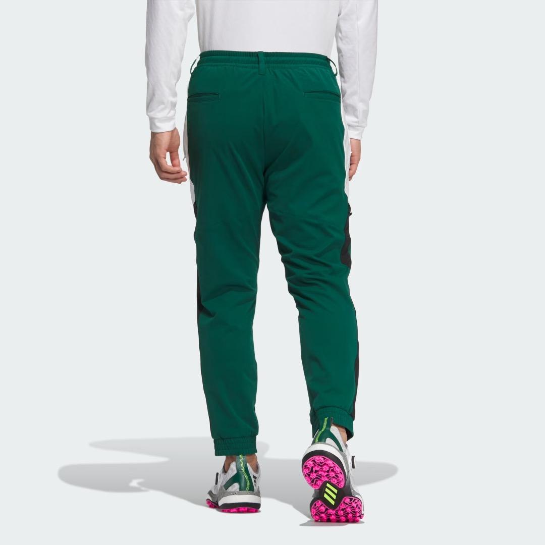 【82】秋冬 定価14,300円 アディダス ゴルフ ジョガーパンツ 緑